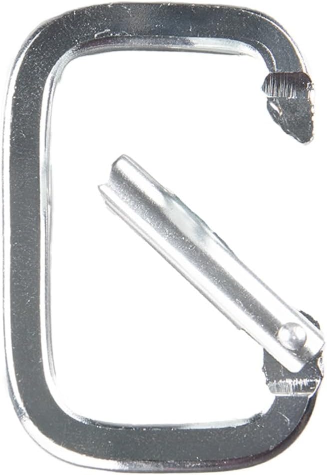 Aluminum D Ring Carabiner Clip Bulk Packages - Available in a Variety of Sizes, Styles, and Colors