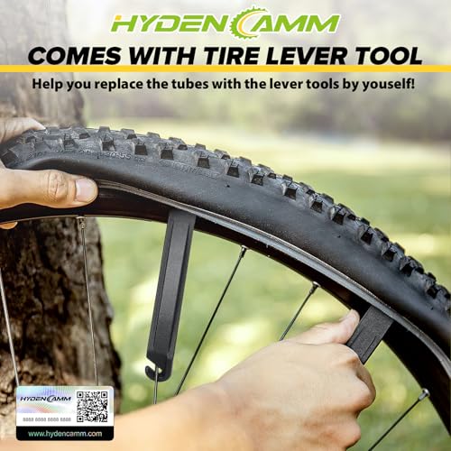 Hydencamm 26x1.75-2.125 Bike Inner Tube 4 Pack with Schrader Valve