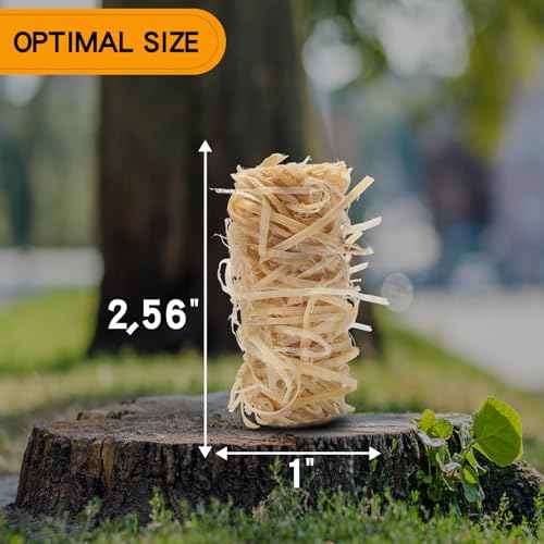 Fire Starter -120 Pcs Fire Starters for Campfires, Fireplace, Grill, Wood & Pellet Stove, Fire Pit, BBQ, Survival, ooni Pizza Ovens, Water Resistant & Odorless Safe- Camping Accessories