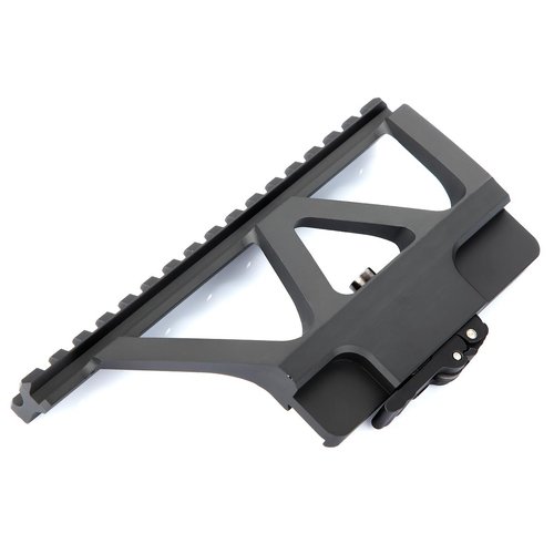 Quick Detachable Side Scope Rail Mount Scope Mount Picatinny Black for Red Dot Sight, Optics and Accessories, Full Size Rail Riser Mounts for Scopes