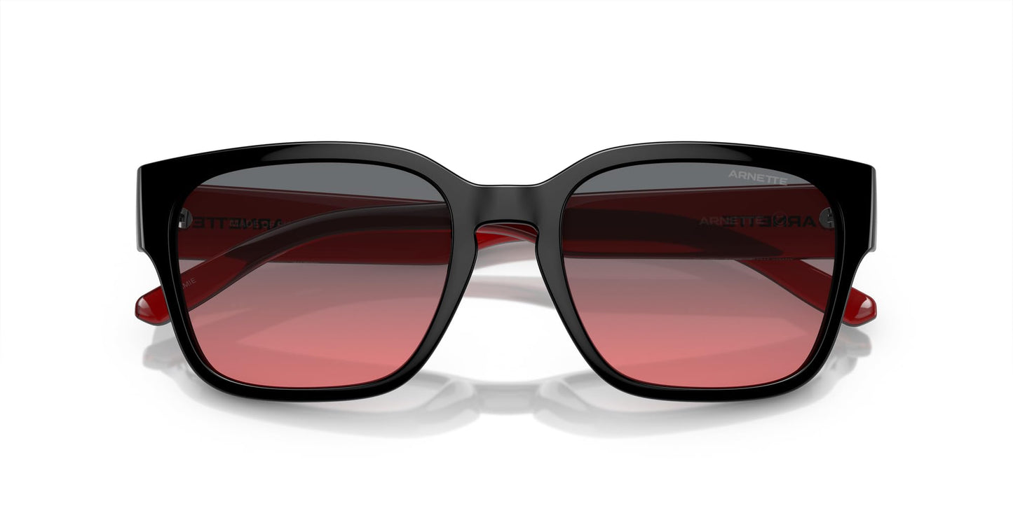 ARNETTE Sunglasses AN 4325 275377 Hamie Black Fifty Red/Dark Gre