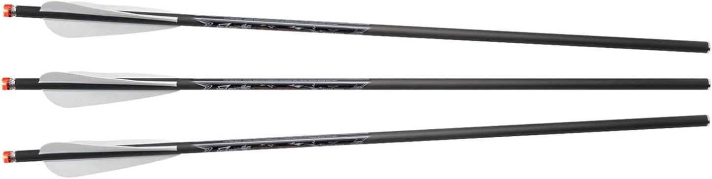 Excalibur Firebolt 20" Carbon/Illuminated Carbon Lightweight Crossbow Arrows for Use on EXO-Traditional Series Crossbows