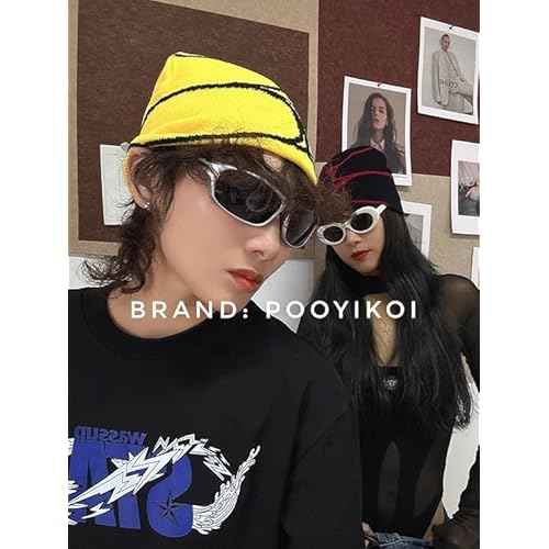 Y2K Knitted Beanies Hat Men Women Graphic Vintage Cap Gothic Warm Knitted Hat Streetwear Trend Beanie