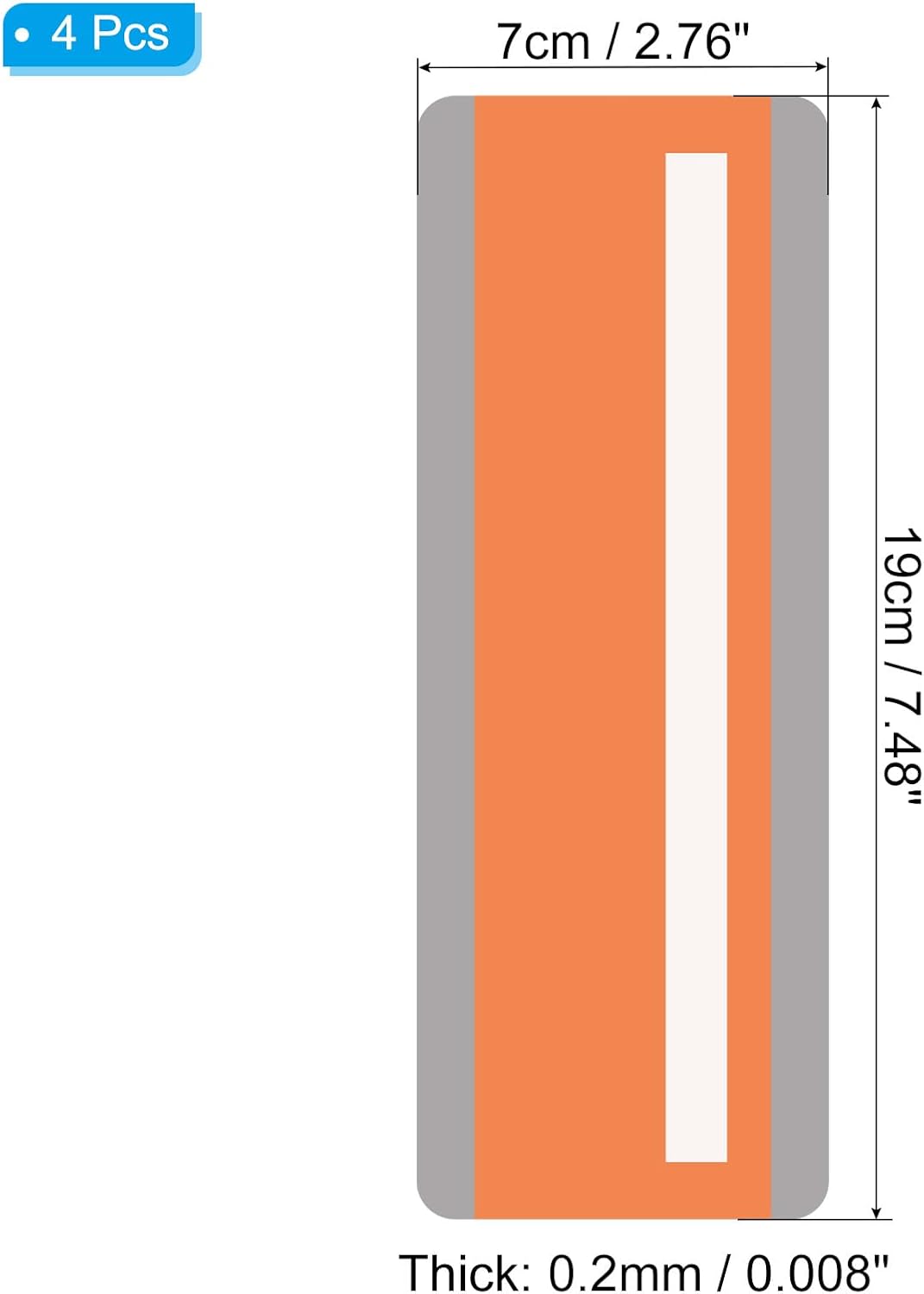 PATIKIL Guided Reading Strips, 4 Pieces Tracking Highlight Colored Overlay Strips Bookmark Dyslexia Reading Teaching Tools for Children Classroom Teacher, Grey