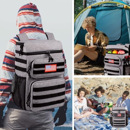 ATRIPACK Tactical Cooler Backpack 25L Insulated Lunch Bag Gery