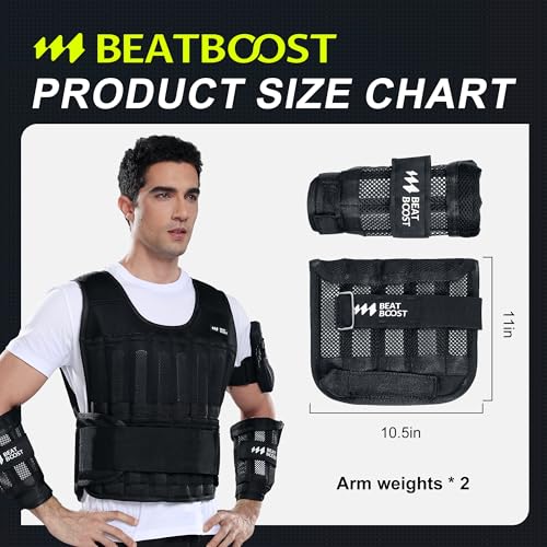 Wrist Weights 10LB Adjustable Ankle & Wrist Exercise Weights for Fitness