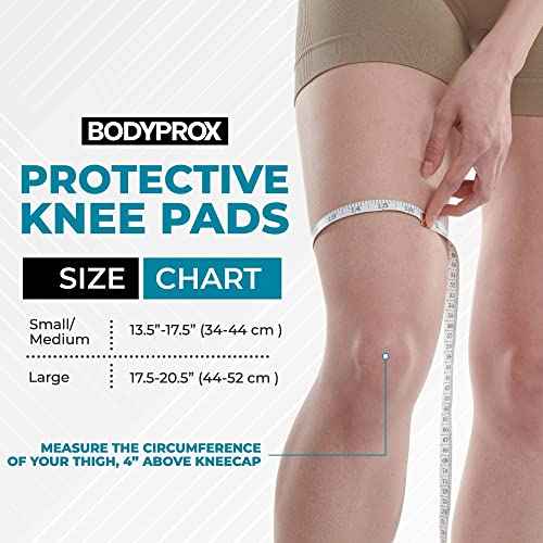 Bodyprox Protective Knee Pads, Thick Sponge Anti-slip, Collision Avoidance Knee Sleeve