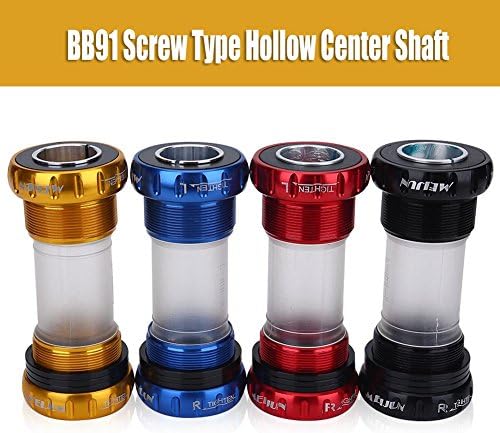 Bottom Bracket, Aluminum Alloy Crankset for Bike (Red)