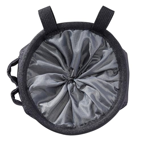 PETZL SAKA Ergonomic Chalk Bag with Belt, Chalk Stripes