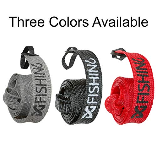 7ft Fishing Rod Sleeve 3 Pack - Black Rod Protector & Cover for Casting Rods