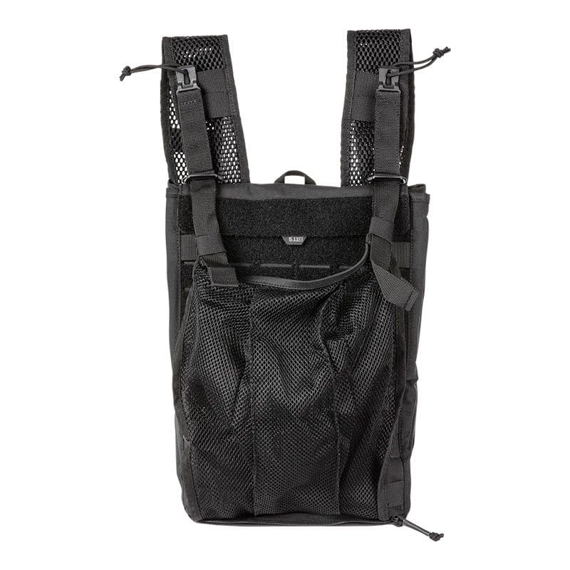 5.11 Tactical Water Hydration Carrier Pouch Backpack Attachment, PC Convertible, Black, Style 56665ABR