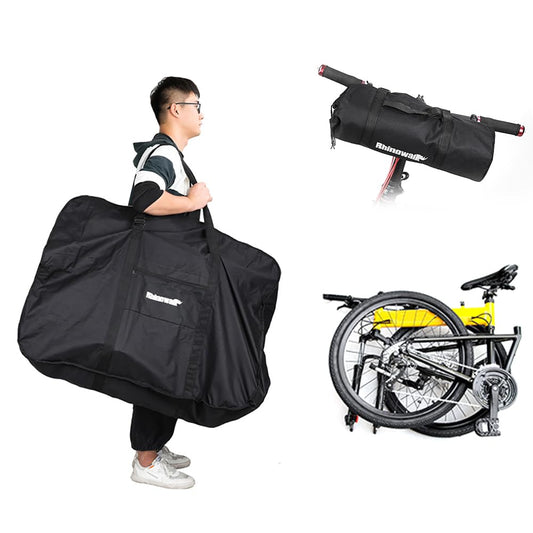 Kinpit 26 inch Folding Bike Bag Thick Bicycle Transport Carry Case for Air Travel