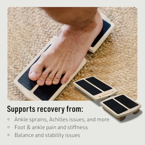 SIDEKICK AxisBoard Single Leg Balance Board, Foot Strengthener For Sprained Ankles, Plantar Fasciitis | Physical Therapy For Foot & Ankle Injuries