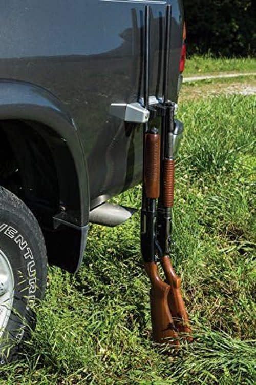 Lockdown Magnetic Barrel Rest with Rubber Contact Points for Gun Vault Organization, Storage and Security