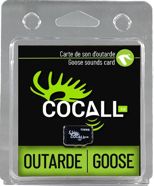 COCALL Goose Sound Card for Hunting - Includes 4 Different Goose Calls - Micro SD Card for Cocall 2X - Replicates Real Goose Sounds