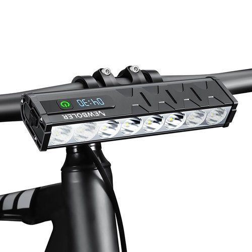 Bike Lights for Night Riding, 1000 Lumen Bike Front Light with Digital Display, USB Rechargeable Bicycle Light, IPX5 Waterproof Bike Headlight for Adult Kid Mountain (1000 Lumen)
