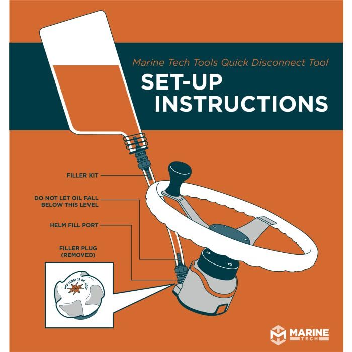 Marine Hydraulic Steering Quick Disconnect Tool for SeaStar Systems