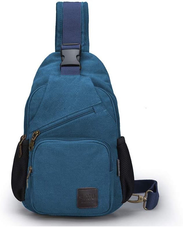Sling Bag Pack Canvas Shoulder Sling Backpack Small Crossbody Chest Bag for ipad mini