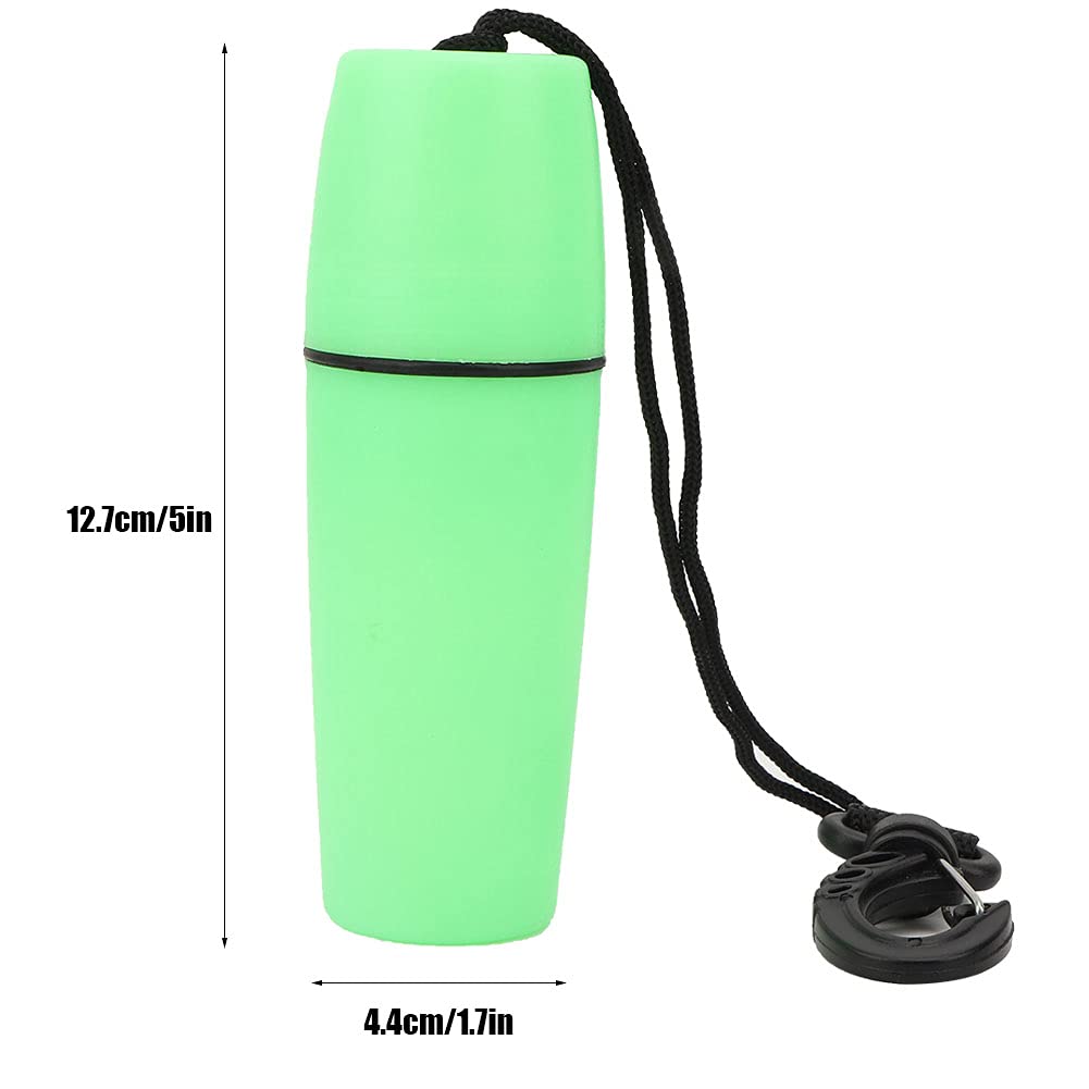 Qiilu Money Holder Money Holder for Swimming Abs Portable Sealing Water Container Bottle with Buckle for Diving Snorkeling Surfing(Green) (Green)