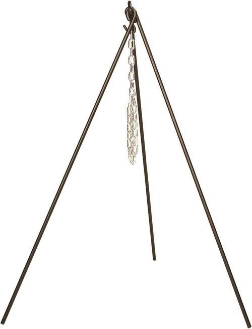 Lodge ATP2 Adjustable Camp Tripod, 40 to 60-Inch Tall, Black