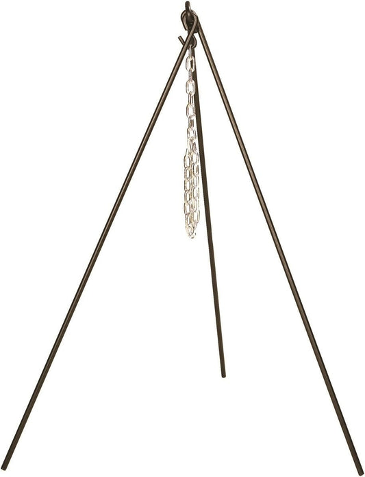 Lodge ATP2 Adjustable Camp Tripod, 40 to 60-Inch Tall, Black