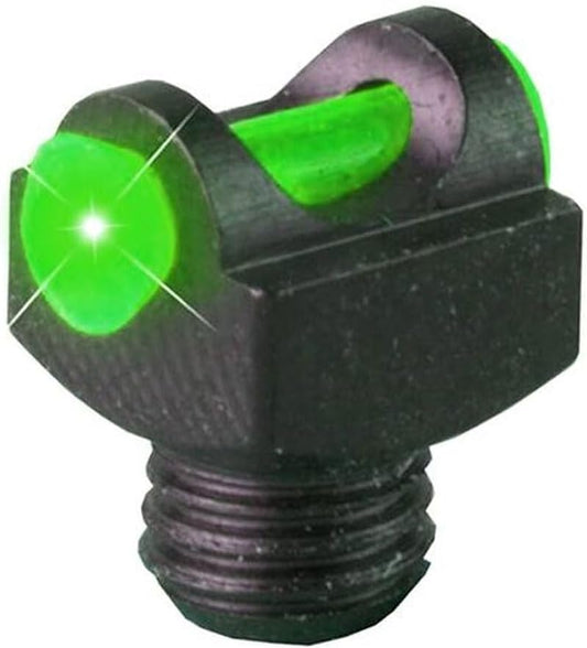 TruGlo Low-Profile All-Metal Construction Starbrite Deluxe Fiber Optic Shotgun Replacement Bead, Red or Green