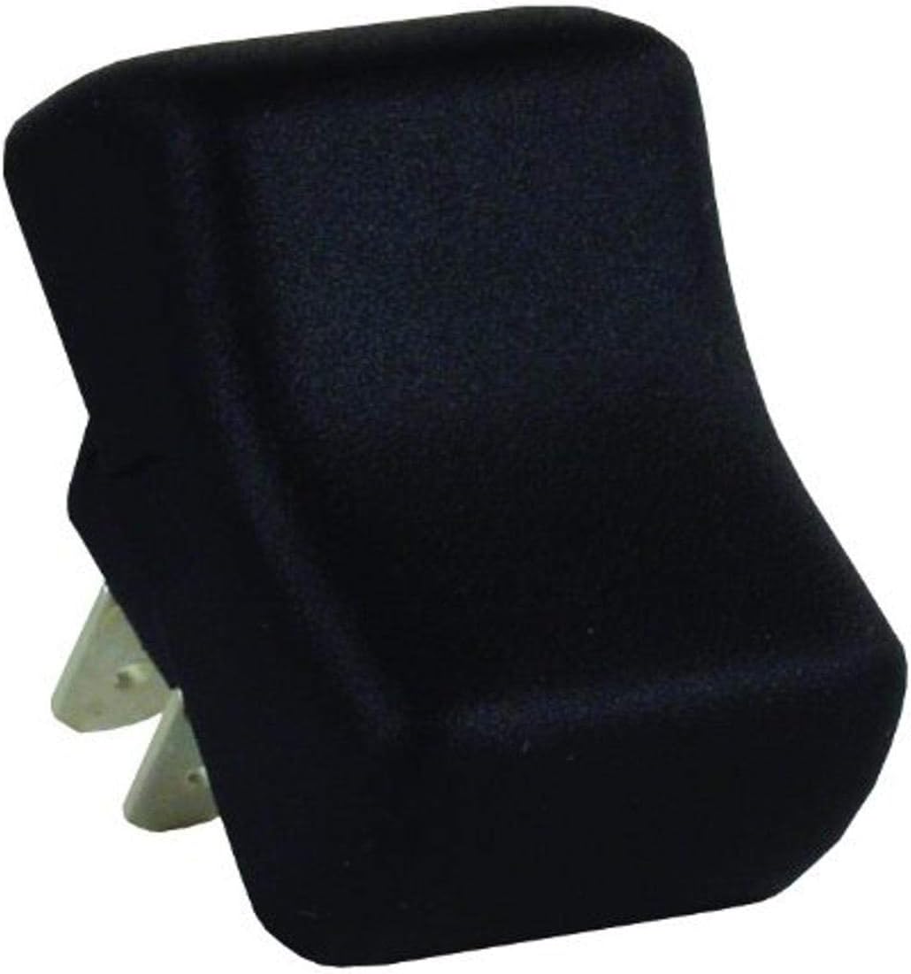 JR Products 12255 Black SPST On-Off Switch