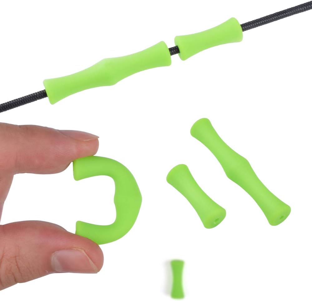 YLS Archery Bowstring Finger Savers Finger Guards Shooting Practice Finger Protector Easy Install with Pin