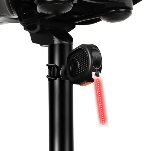CTHDZSW Bicycle Tail Light - Meteor Night Safety Cycling Light, USB Rechargeable, Waterproof, Multiple Modes, Suitable for Most Seat Posts (Red)