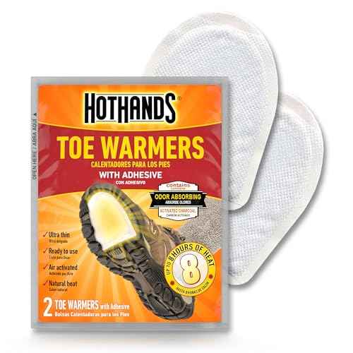 HotHands Toe Warmers - Long Lasting, Odorless, Air Activated - Up to 8 Hours of Heat - 20 Pair