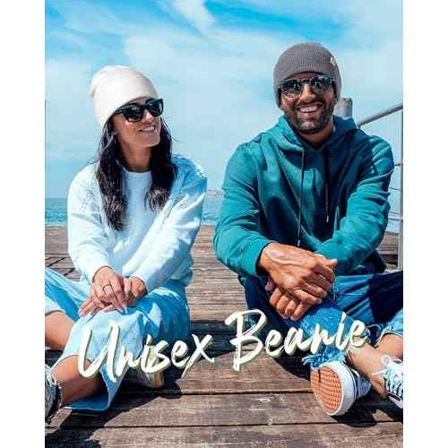 FURTALK Double-Layer Beanie for Men Women, Ultra Soft Stretchy Knit Winter Hat Unisex Cold Weather Beanie Hat