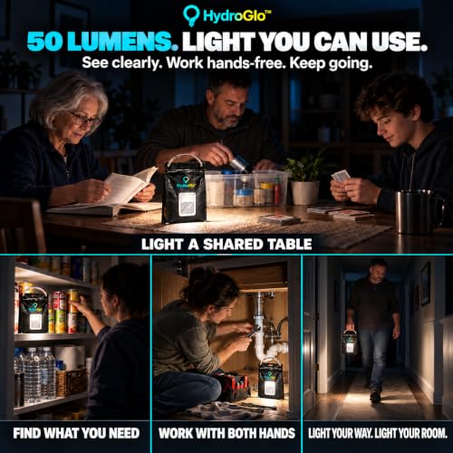 Salt Water Emergency Lantern for Power Outages - 1 Count