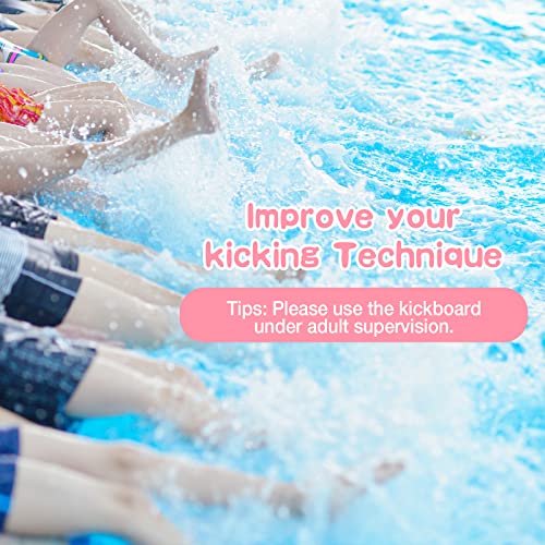 Kids Swim Kickboard - Jellyfish Pink & Unicorn Cartoon Pool Training Equipment