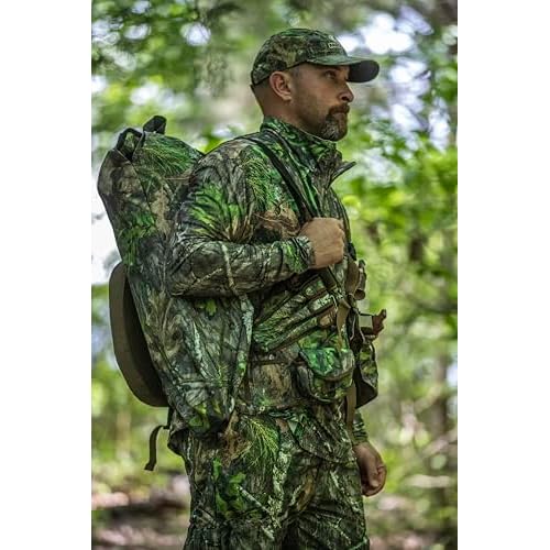 Mossy Oak Men's Tibbee Technical Lightweight Camo Hunting Shirt