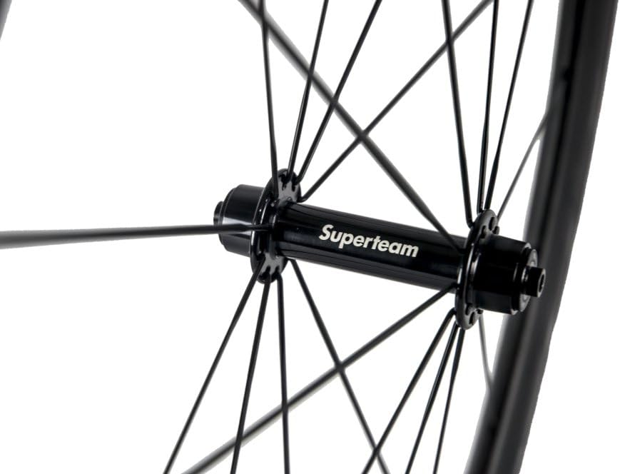 Superteam 50mm Depth Clincher Rim with Alloy Brake Surface Matte Finish Road Wheelset