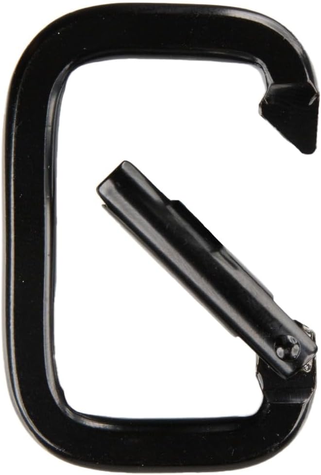 Aluminum D Ring Carabiner Clip Bulk Packages - Available in a Variety of Sizes, Styles, and Colors