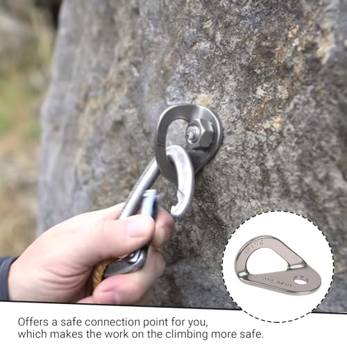 25KN M10 Stainless Steel Climbing Bolt Hanger Outdoor Anchor 2PCS