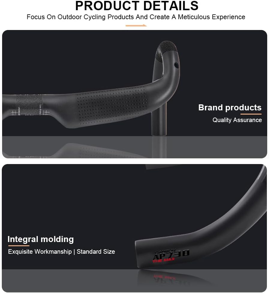 Alfa Pasca Carbon Handlebars Road Bike Drop HandleBars 31.8 Canbon Areo Drop Handle Bar bike components & parts Lightweight 3K Matte 400/420/440mm