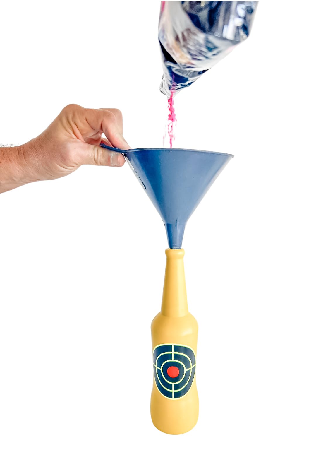 Bottle OPS Reactive Shooting Targets - Only Fillable Self Healing, Shatterproof, All Calibers, Indoor Outdoor Gun Range Shooting Target