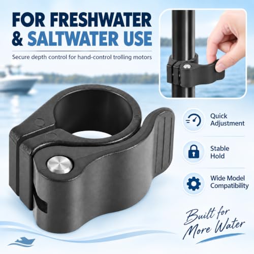 Cam Lock Depth Collar for Minn Kota Trolling Motors 1-1/8" Shaft