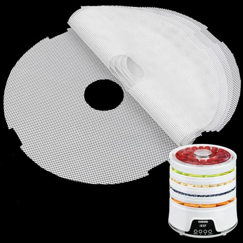 Silicone Food Dehydrator Sheets for COSORI CFD-N051-W - Non-Stick, Reusable, Pack of 5
