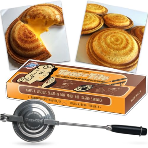 Handheld Sandwich Maker - Classic Panini & Pie Iron, Retro 1945, Regular