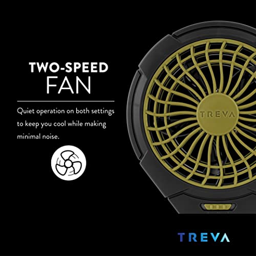 Battery Powered Clip Fan 2-Pack – 5-Inch Portable Desk & Stroller Fans