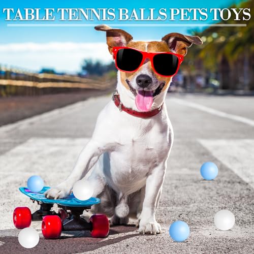 28 Pcs 40mm Plastic Table Tennis Balls Bulk Blue and White
