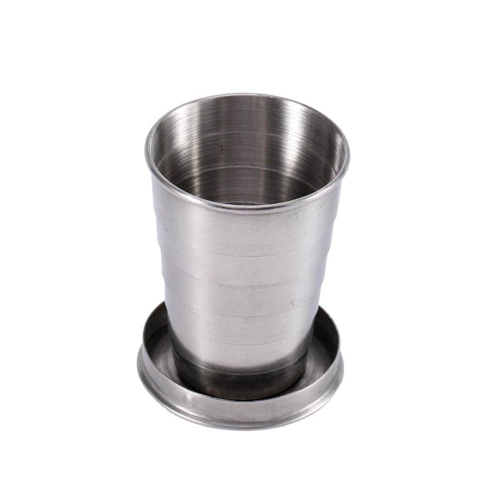 Collapsible,Collapsible Cups for Traveling,Collapsible Cups,Travel Cup,Foldable Cup,Stainless Steel Collapsible Cup Compact, and Portable Travel Cup