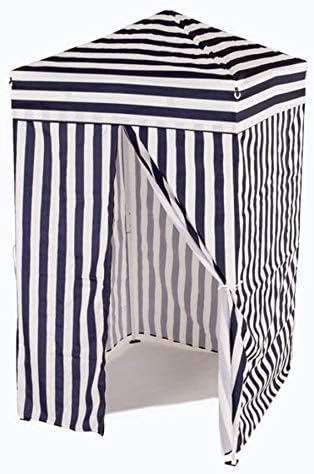 Impact Canopy 4' x 4' Portable Dressing Room, Pop Up Portable Changing Room, Navy Blue / White
