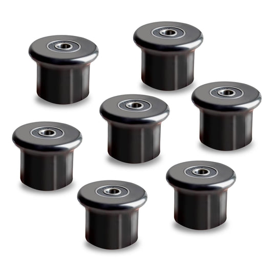 7Pcs Sliding Seat Bracket Rollers Compatible with Home Gym Rolling Seats for Bowflex Series Models(for Blaze, Classic, Elite, Motivator2, Pr1000, Sport, Conquest, Ultimate2, Schwinn Comp, Revolution)
