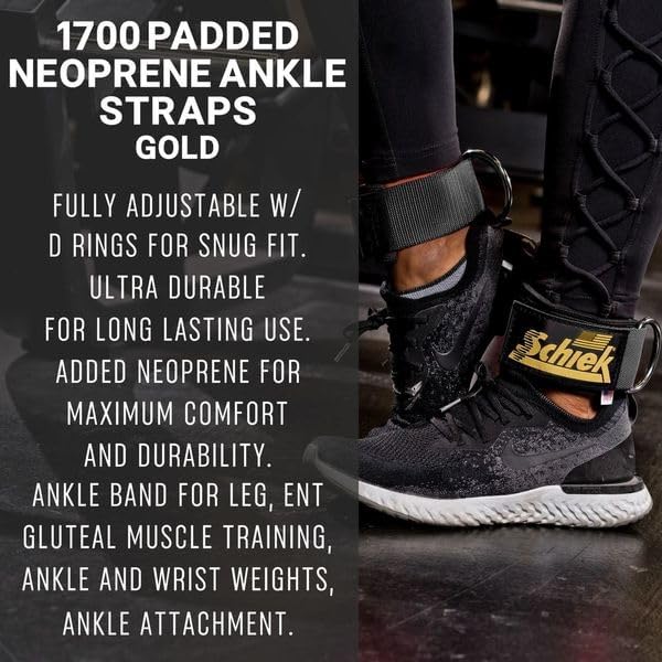 Schiek Sports Model 1700 Neoprene Ankle Straps
