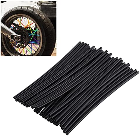 36 pcs Wheel Rim Spoke Covers, Keenso Motocross Rims Off Road Guard Wraps Kit Motorcycle Covers Wrap Decor Protector For Universal Motocross Dirt Bike(Green)