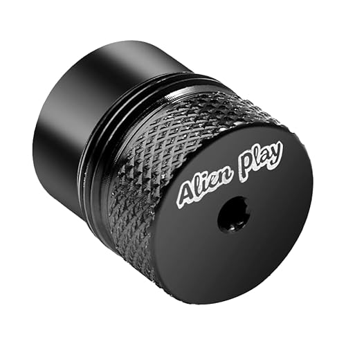 Aluminum Fast Cap Adapter for CO2 Quick Changes Compatible with Byrna LE, SD, EP, LE, HD, XL(Anodized Black)